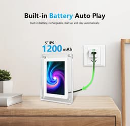 CoupleFrame built-in rechargeable battery