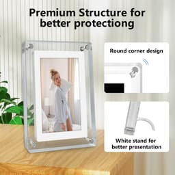 CoupleFrame on wooden desk