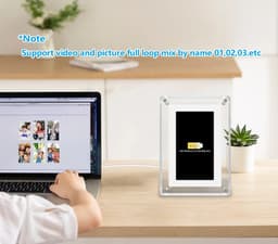 CoupleFrame USB connection — easy file transfer